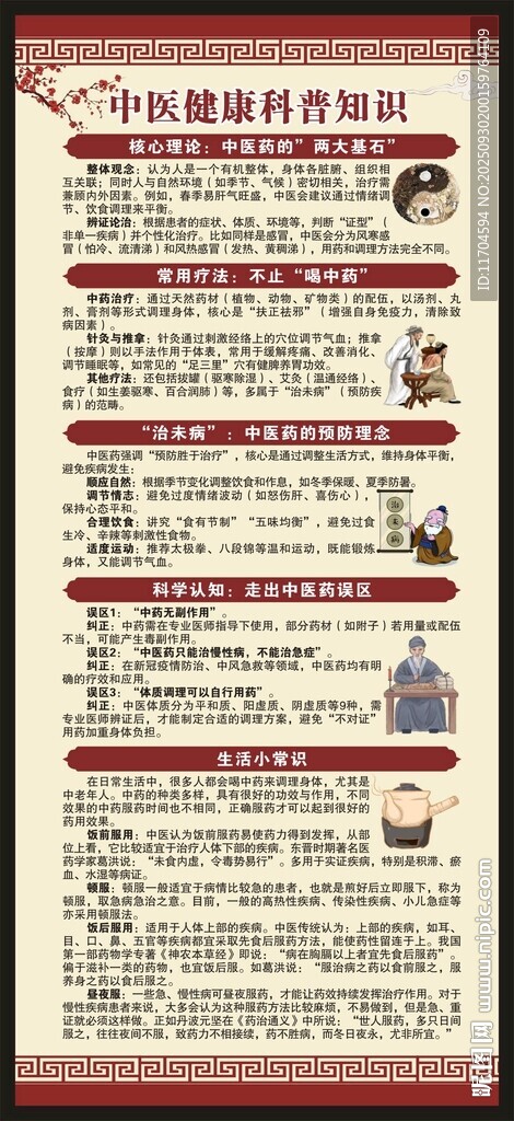 中醫(yī)健康教育知識(shí)展架