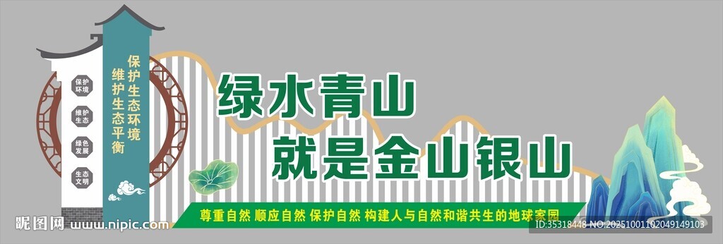 保護(hù)環(huán)境文化墻