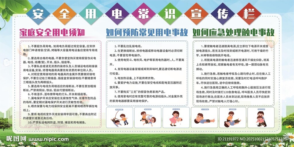 安全用電宣傳欄