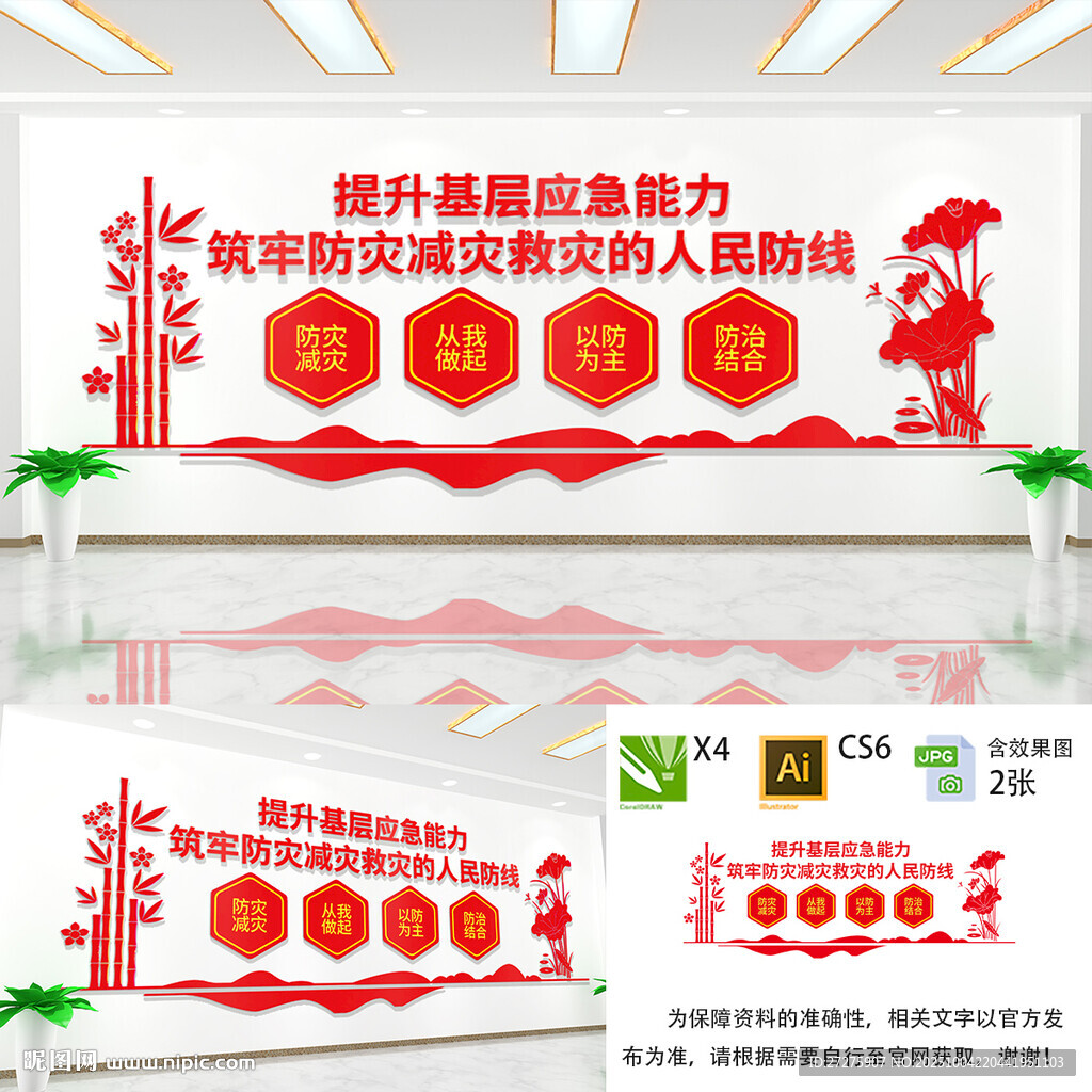 提升應(yīng)急能力文化墻 