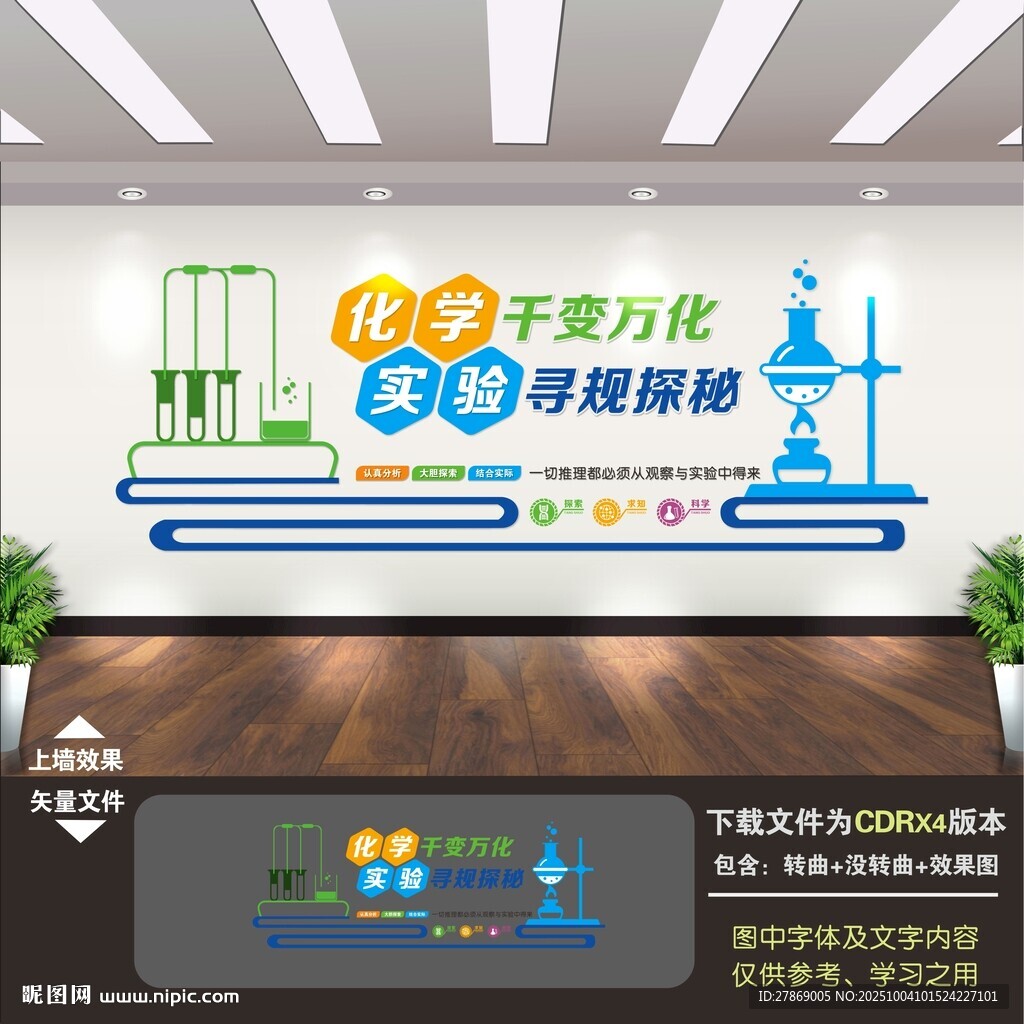 化學(xué)實(shí)驗(yàn)室文化墻