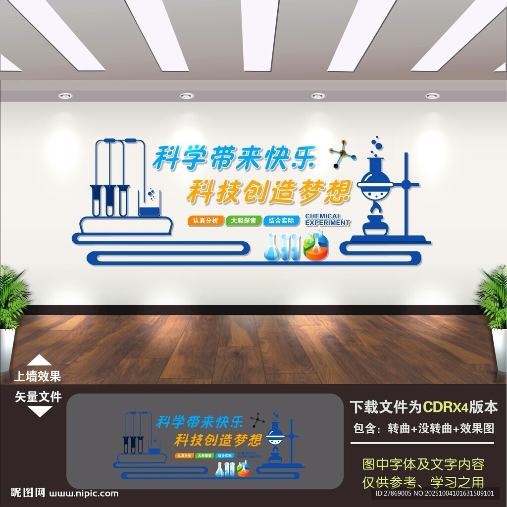 化學(xué)實(shí)驗(yàn)室文化墻