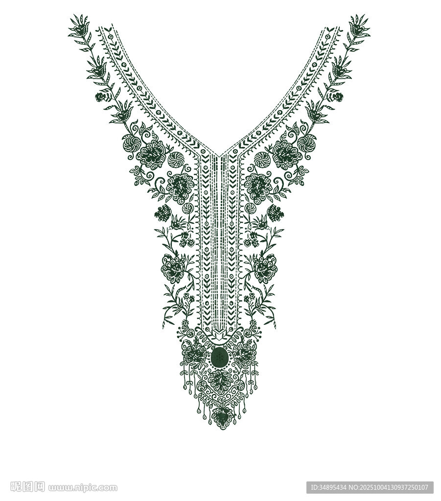 刺繡花  定位花