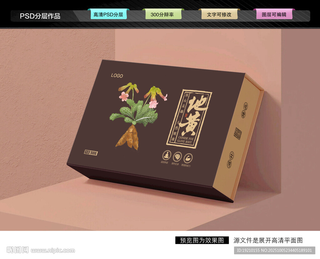 地黃禮盒 藥材包裝