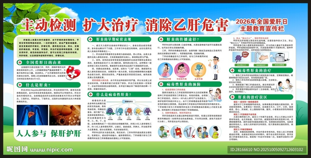 全國愛肝日宣傳欄