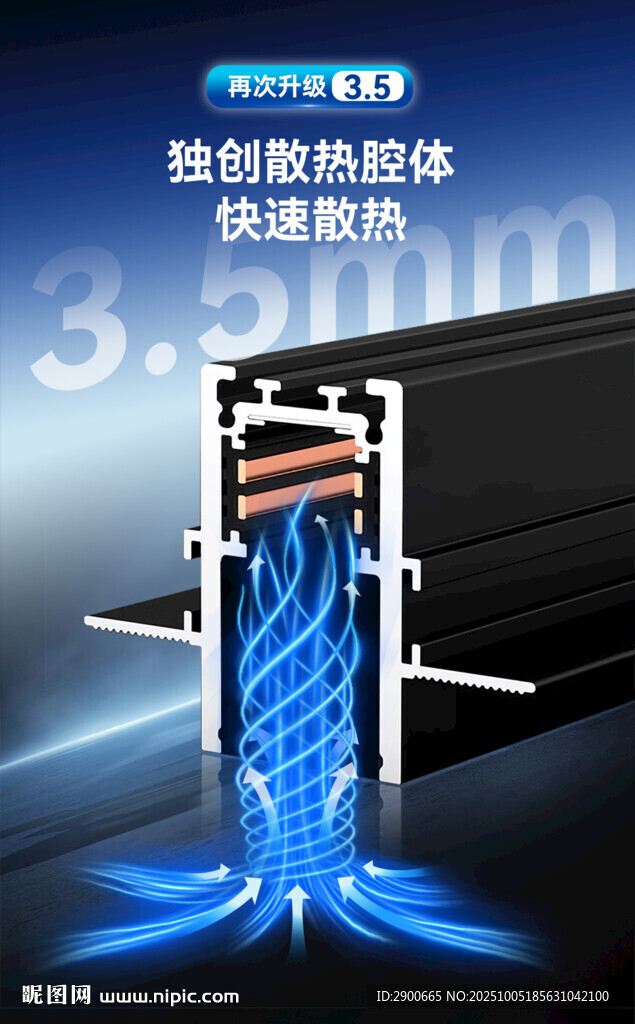 無主燈高效散熱管理系統(tǒng)