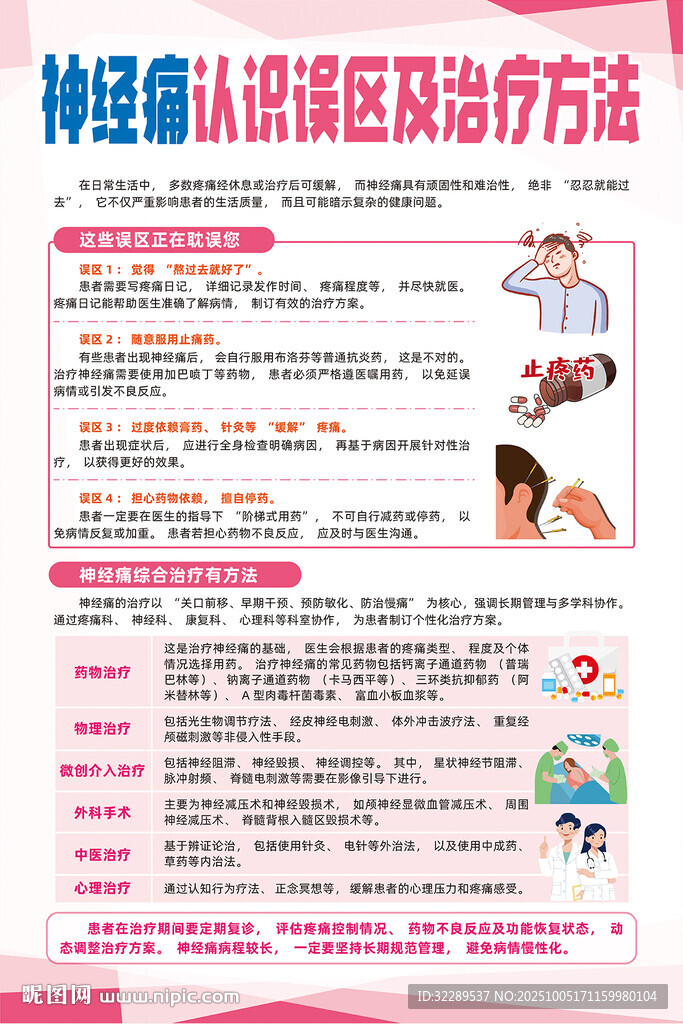 神經(jīng)痛認識誤區(qū)及治療方法