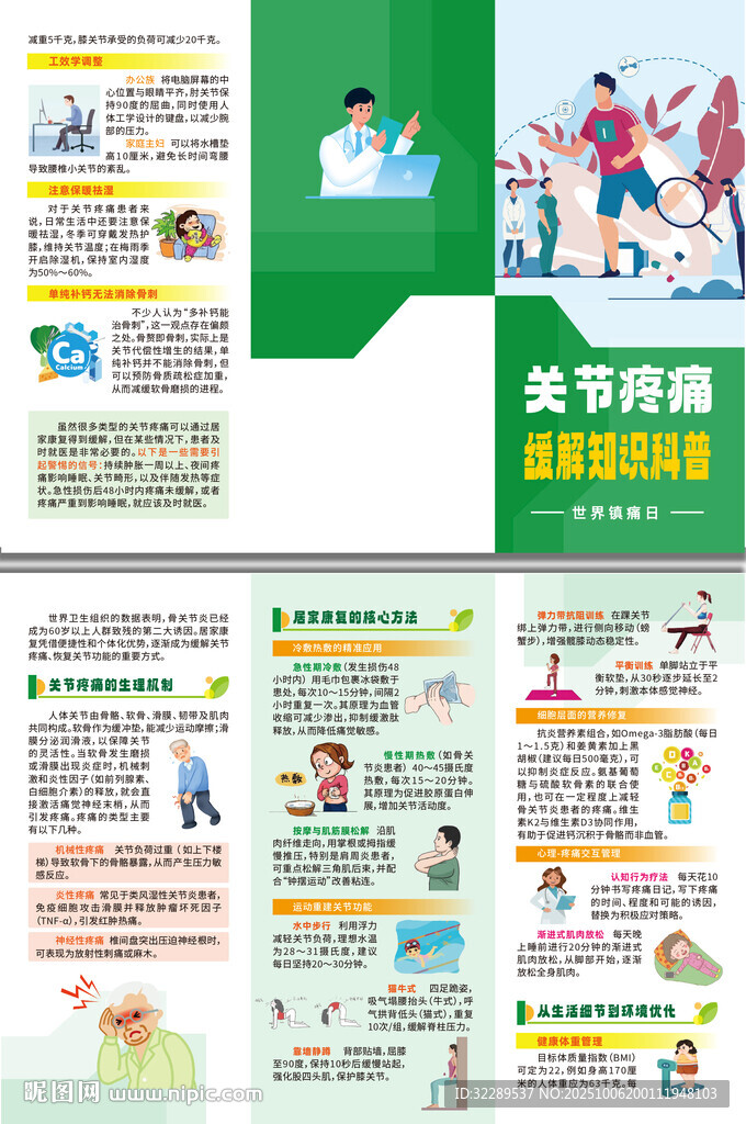 關(guān)節(jié)疼痛幾招緩解三折頁