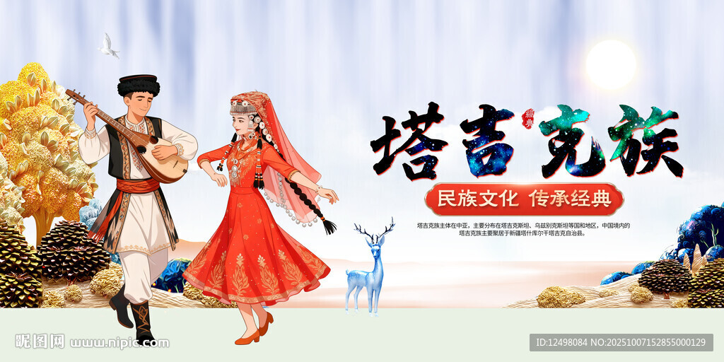 塔吉克族文化墻