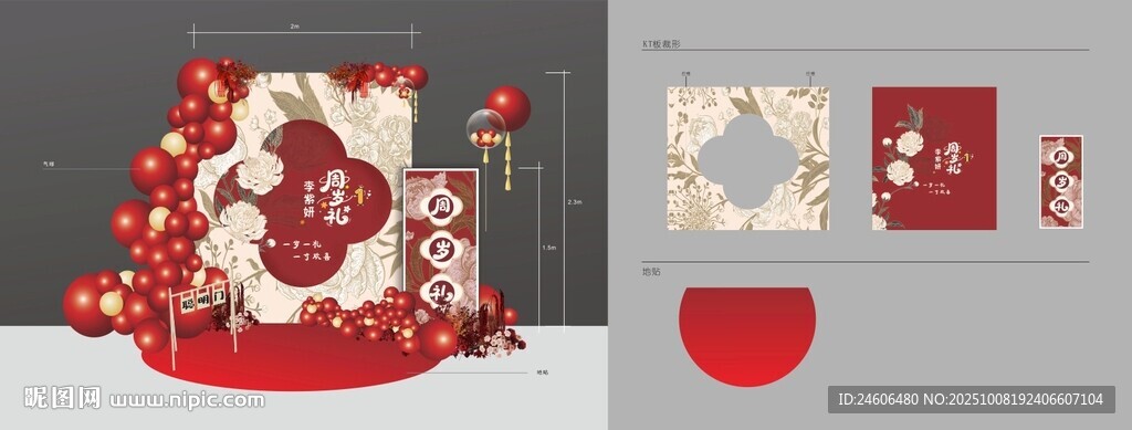 周歲宴主題包裝設(shè)計(jì)