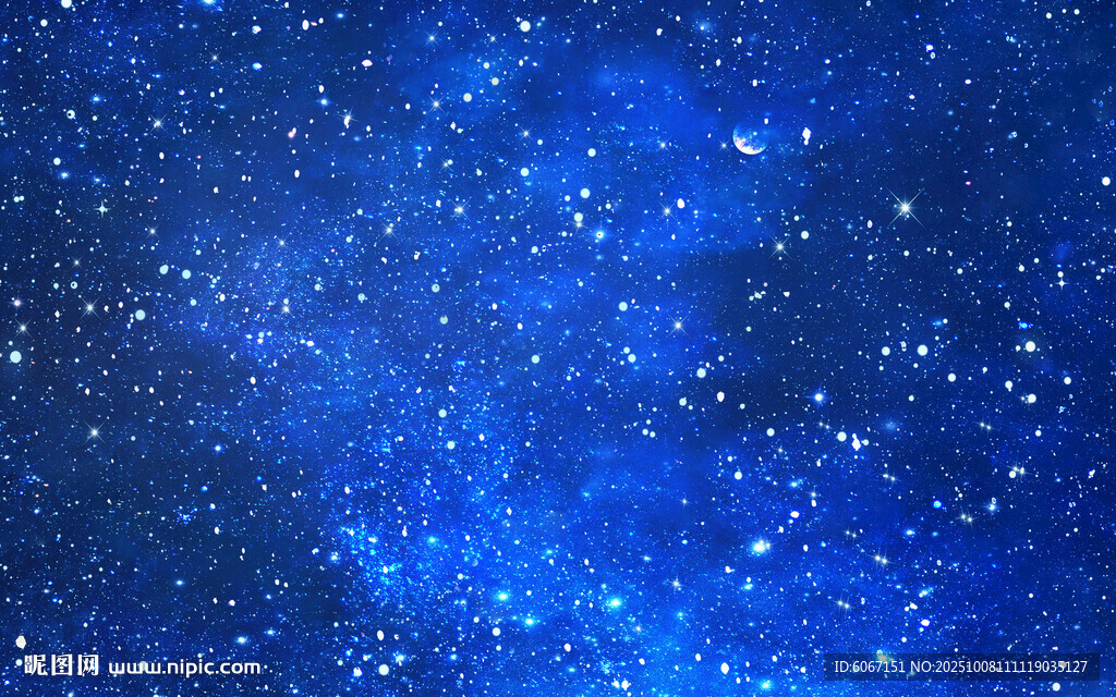 藍(lán)色星空燈箱背景圖