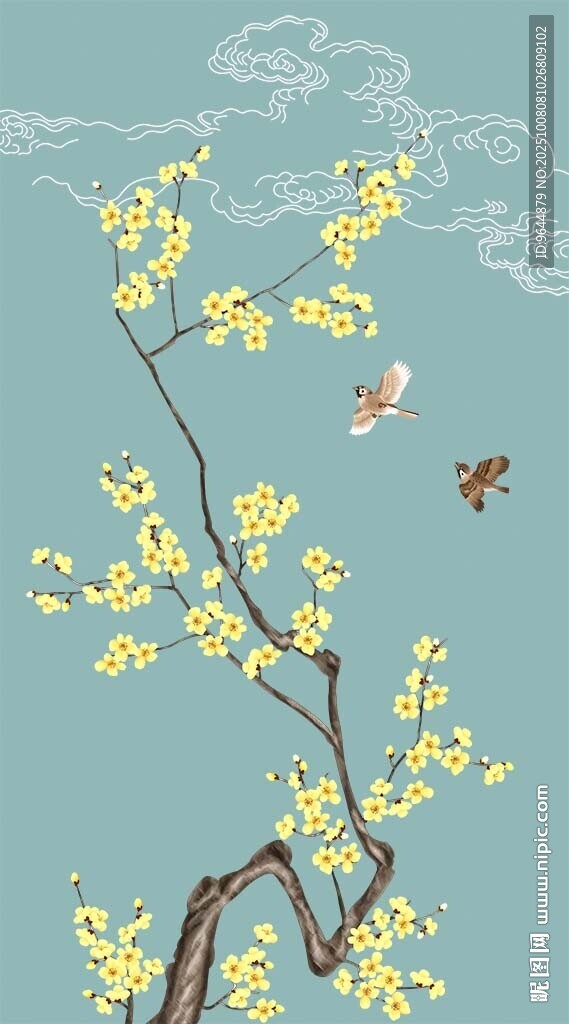 手繪花鳥