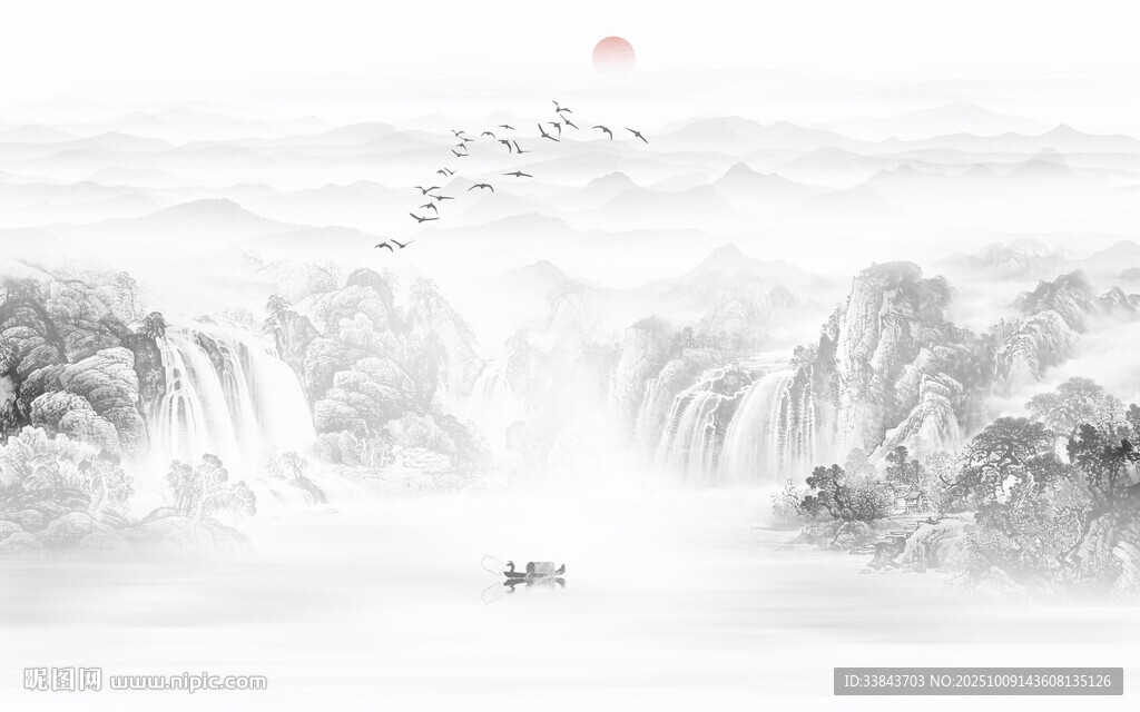 新中式背景墻