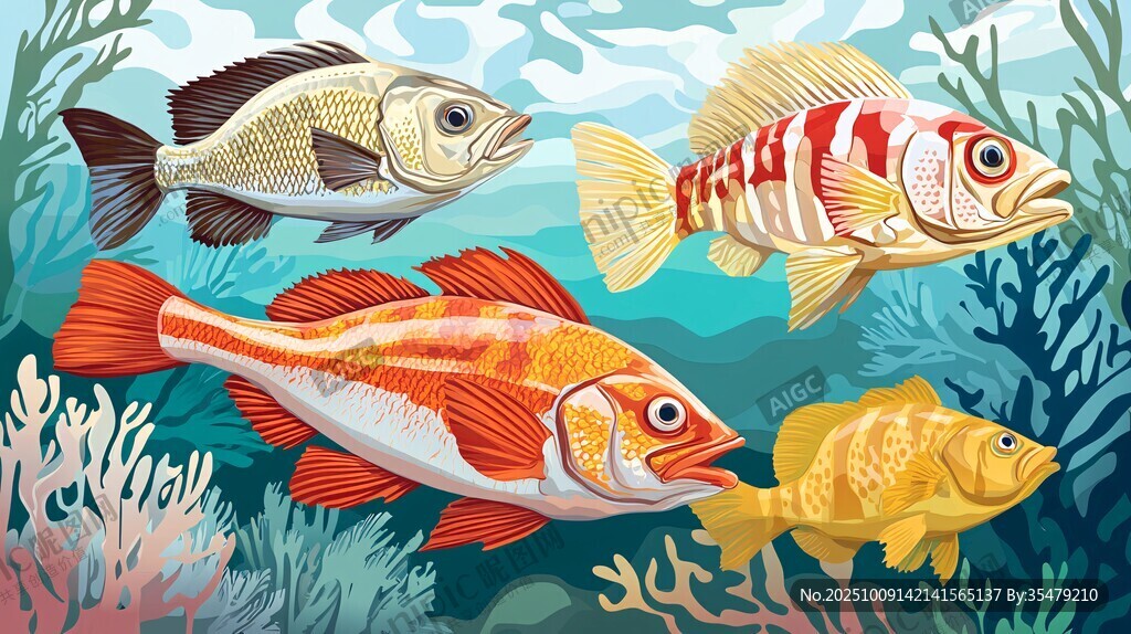 海底繽紛魚(yú)類的靈動(dòng)瞬間