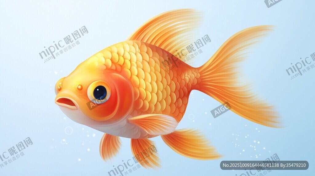 靈動金魚 水中優(yōu)雅精靈