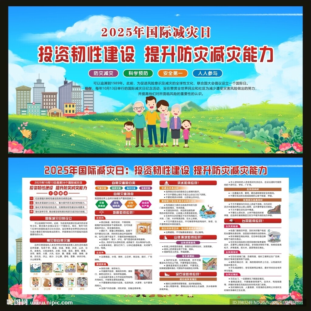 2025年國際減災(zāi)日宣傳欄