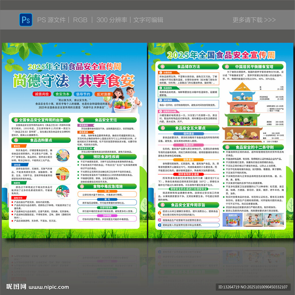 校園食品安全宣傳單