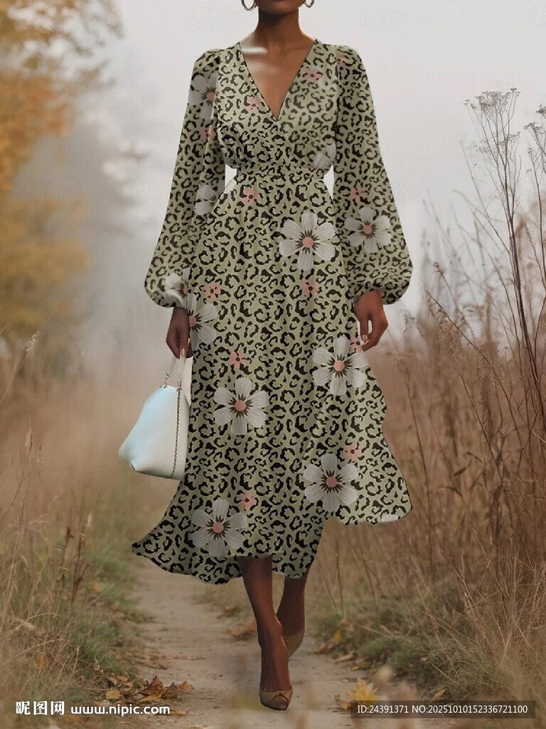 豹紋花朵