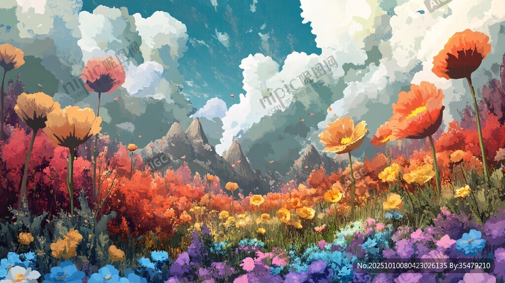 夢幻花海 多彩自然景觀