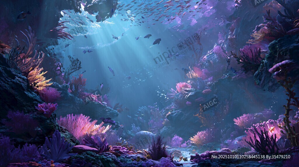 夢幻海底世界奇幻珊瑚景觀