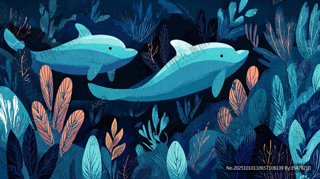 海底雙海豚的奇幻世界