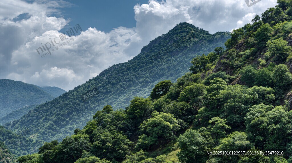 青山翠嶺間的壯美風(fēng)光