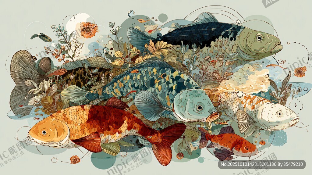 群魚共舞的水下奇幻世界