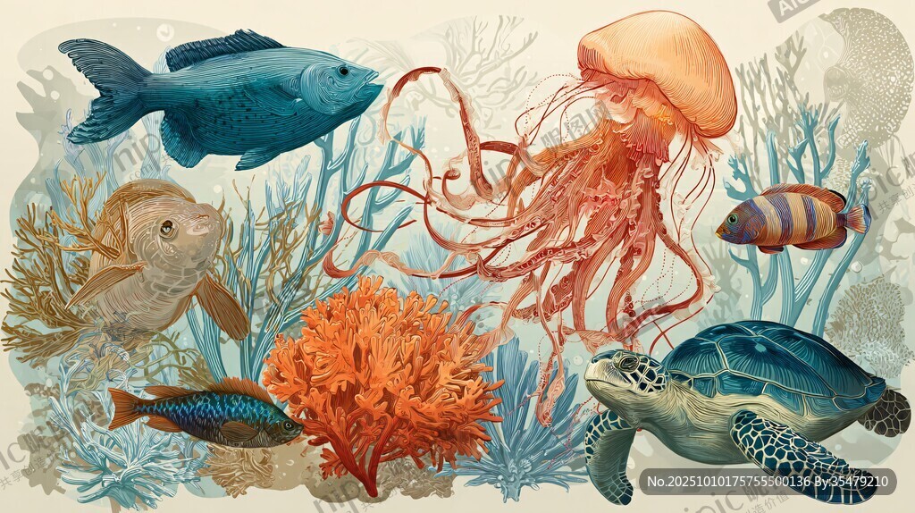 海底生物大集合