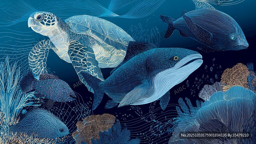 海底世界的奇妙海洋生物