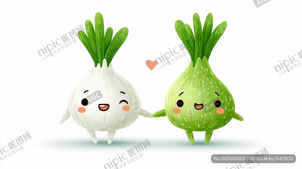 可愛蔥寶手牽手秀甜蜜
