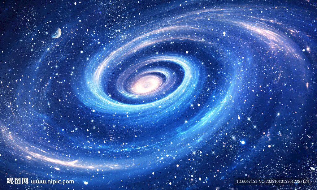 藍色漩渦星空