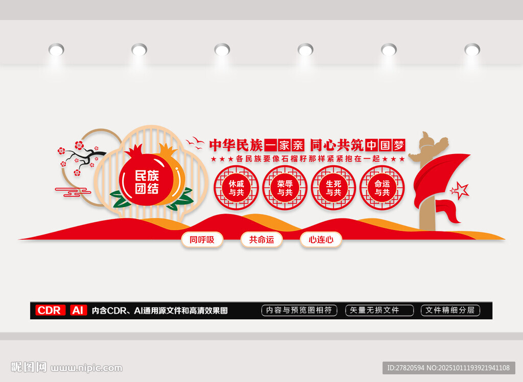 民族團結(jié)文化墻