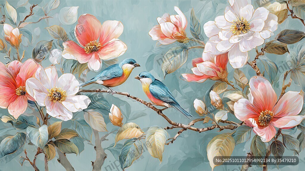 花鳥相依圖