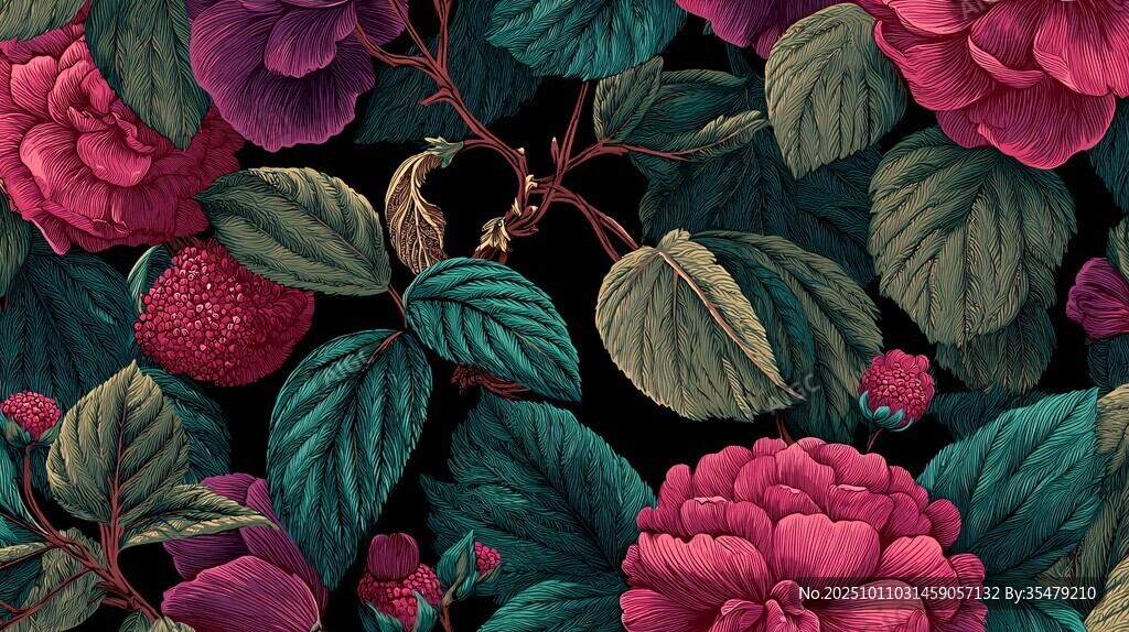繁花綠葉間的靈動(dòng)景致