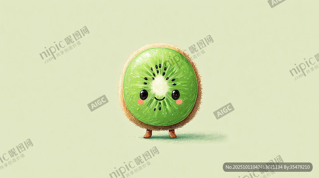 可愛(ài)獼猴桃卡通形象