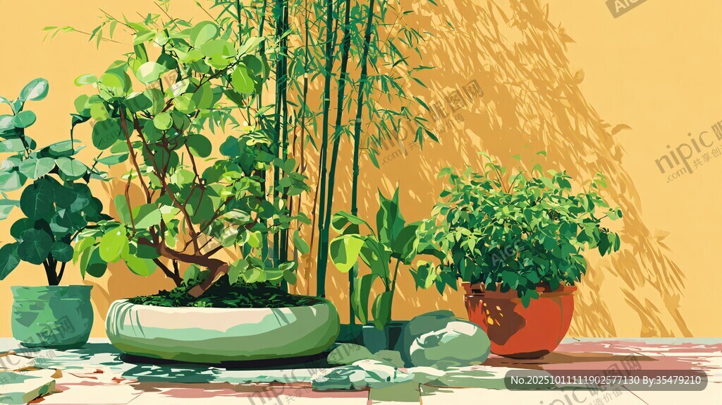 庭院綠植景致