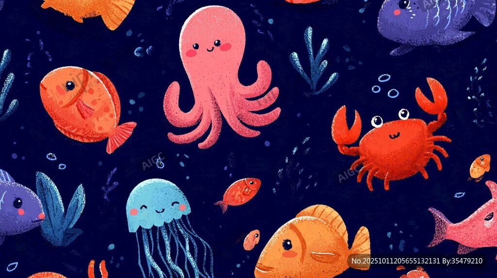 海底可愛小動物大集合