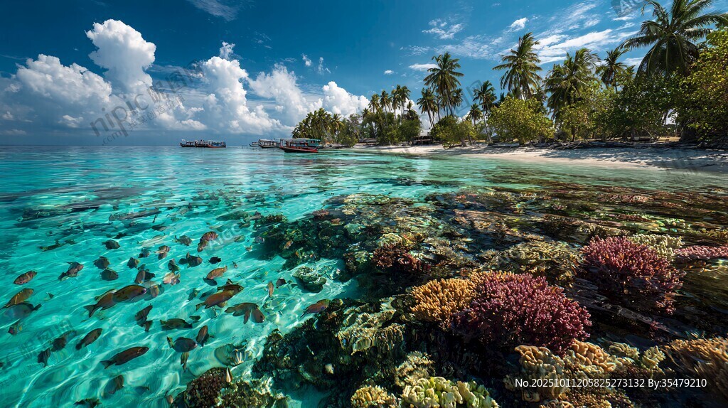 夢幻海島海底斑斕世界