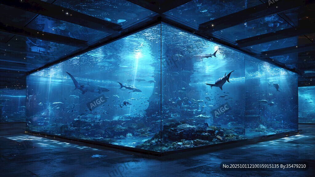 夢幻海底水族館展示空間