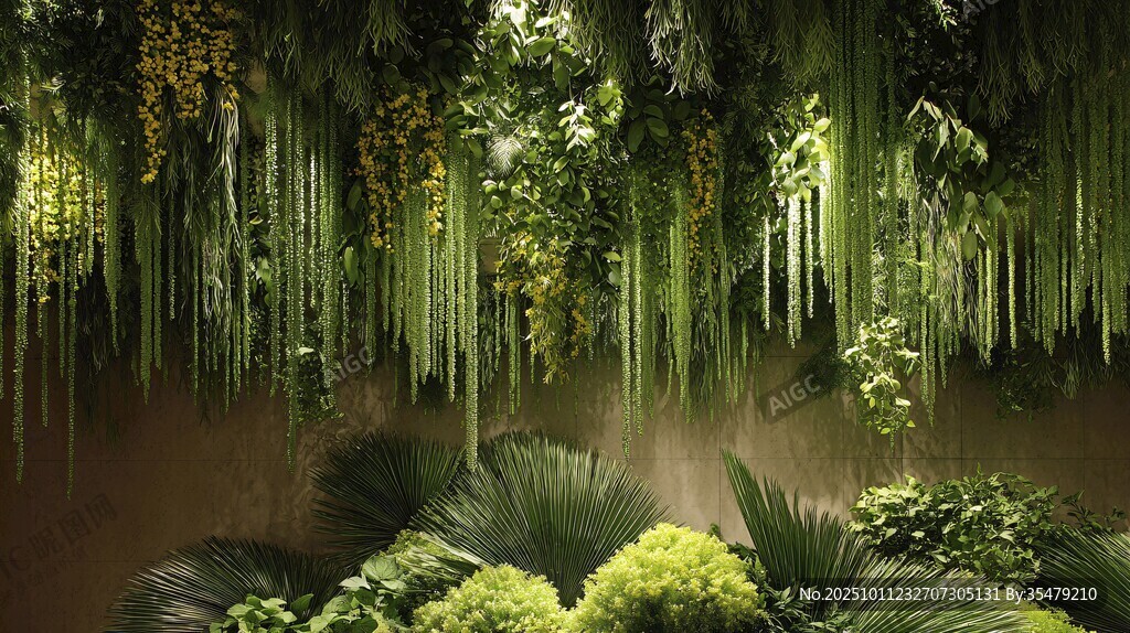 夢幻綠植垂掛景觀