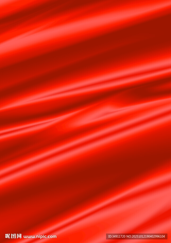 紅色綢緞紋理特寫