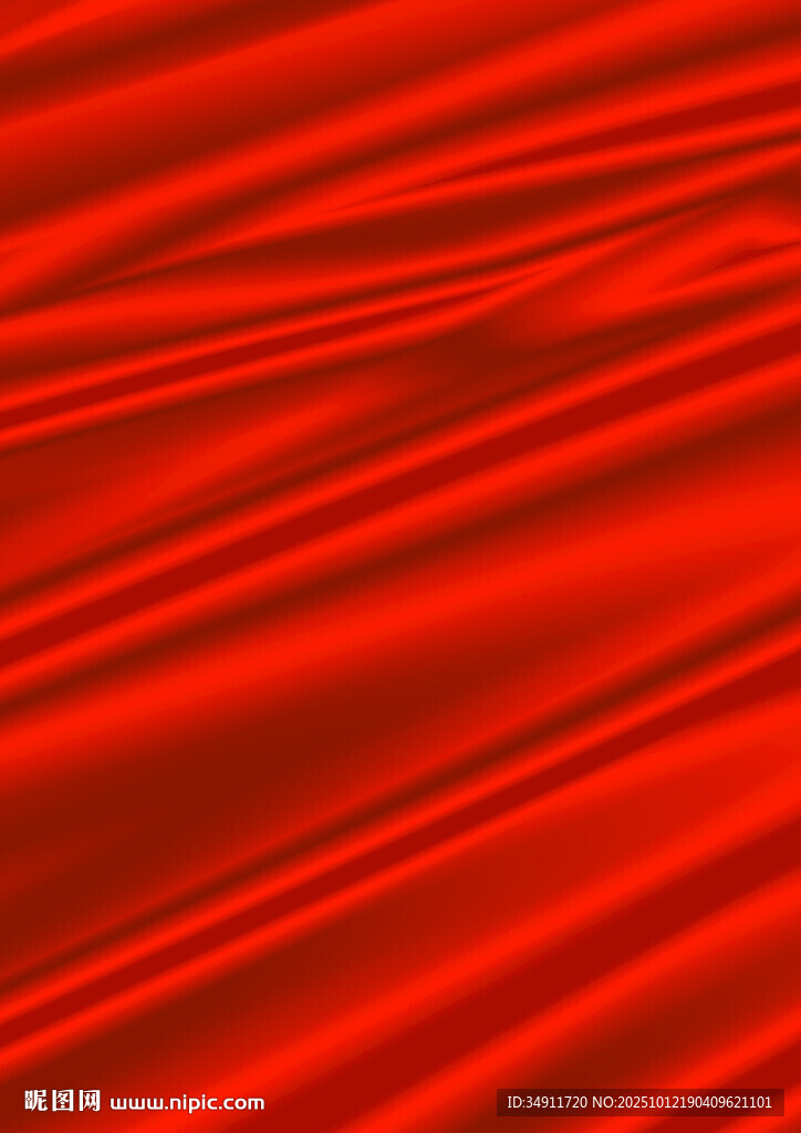紅色綢緞紋理背景圖