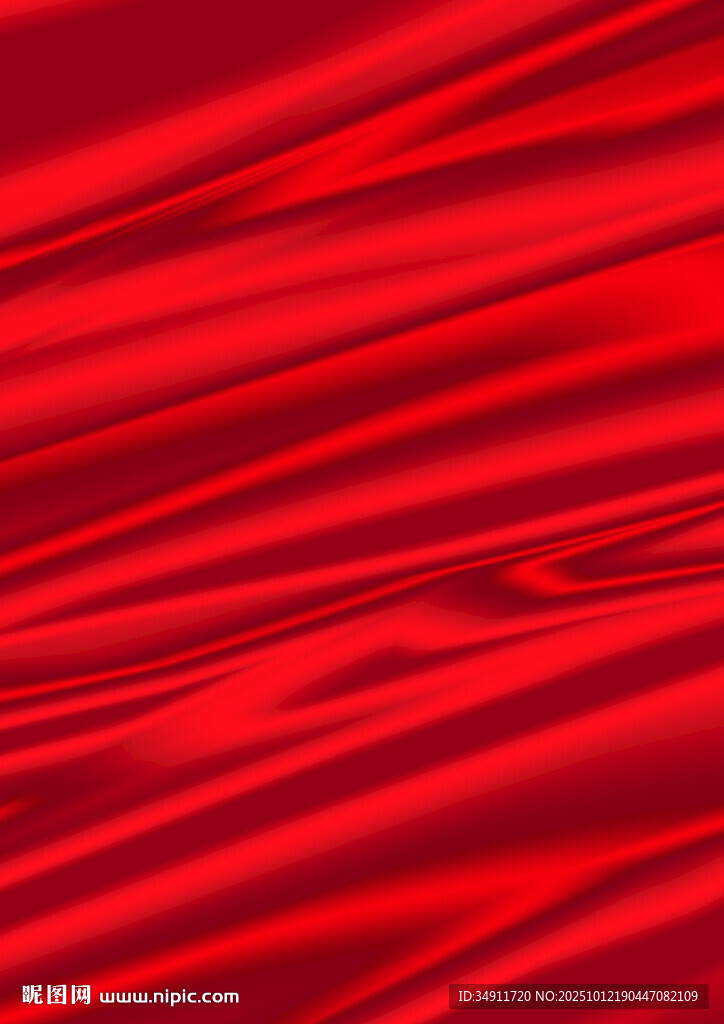 紅色綢緞紋理背景圖