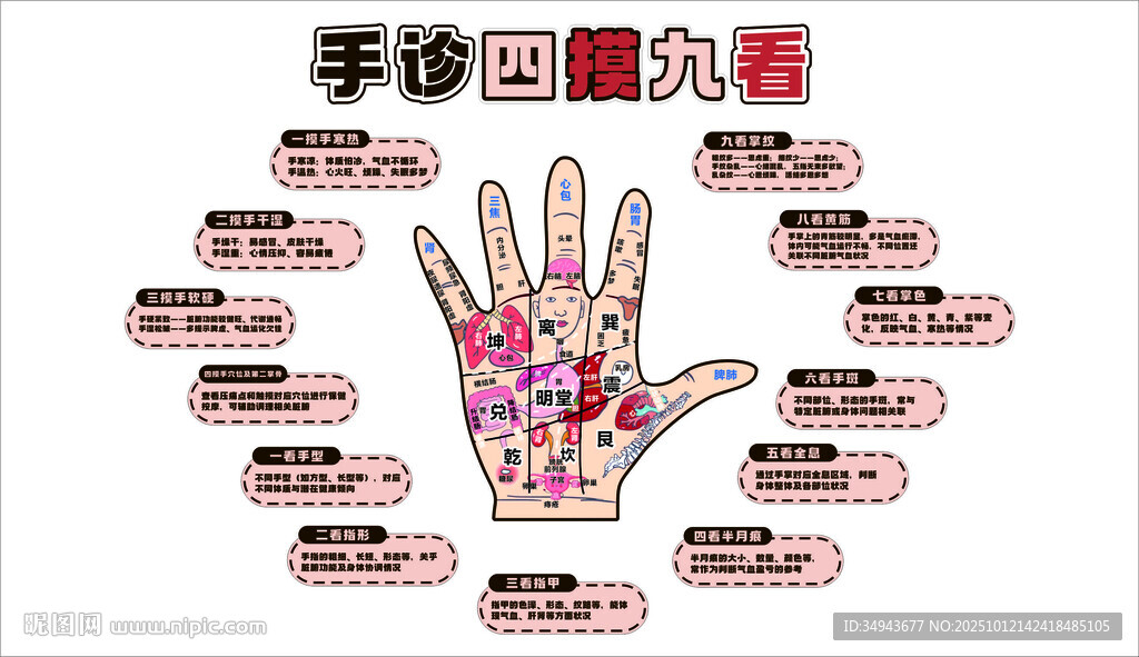 中醫(yī)手診的 四摸九看