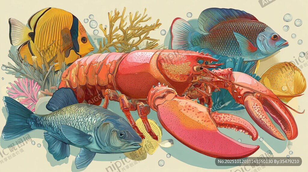 海底生物大集合