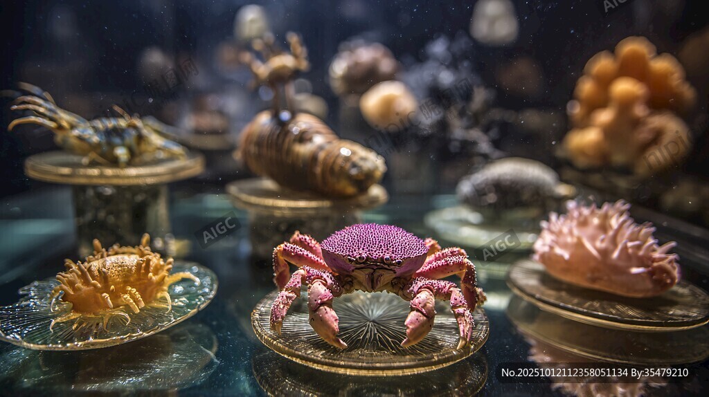海洋生物標本展示