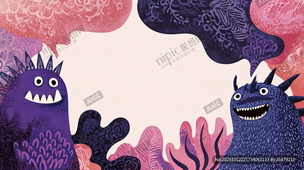 可愛(ài)怪獸的夢(mèng)幻場(chǎng)景