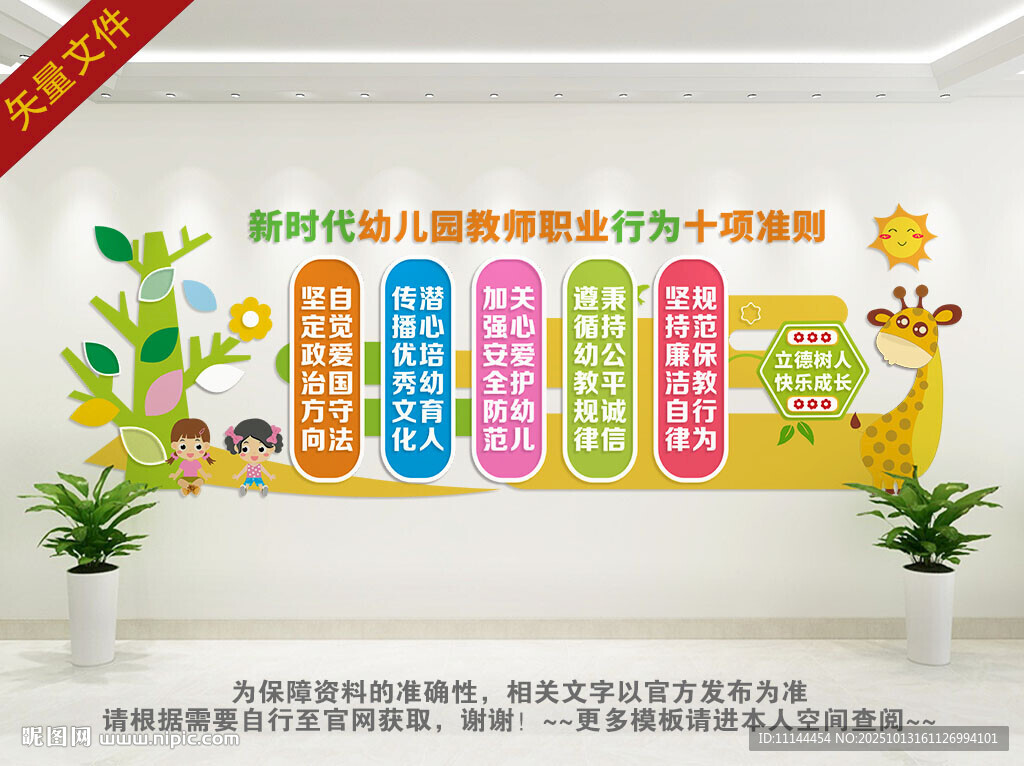幼兒園卡通文化墻背景墻形象墻