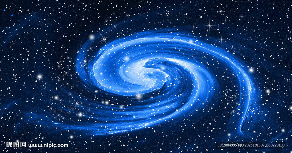 夢(mèng)幻藍(lán)色旋渦星系