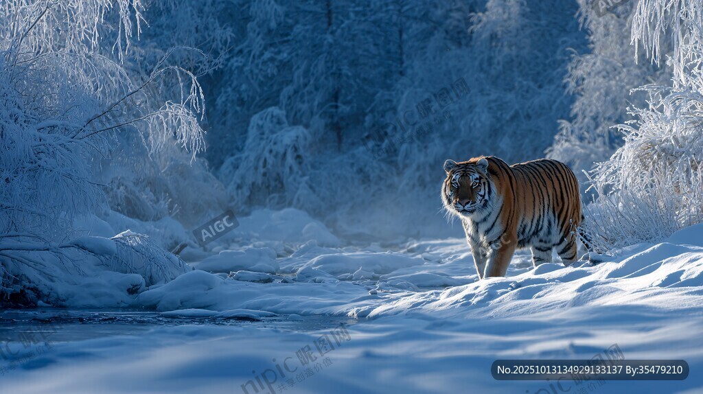 雪林猛虎